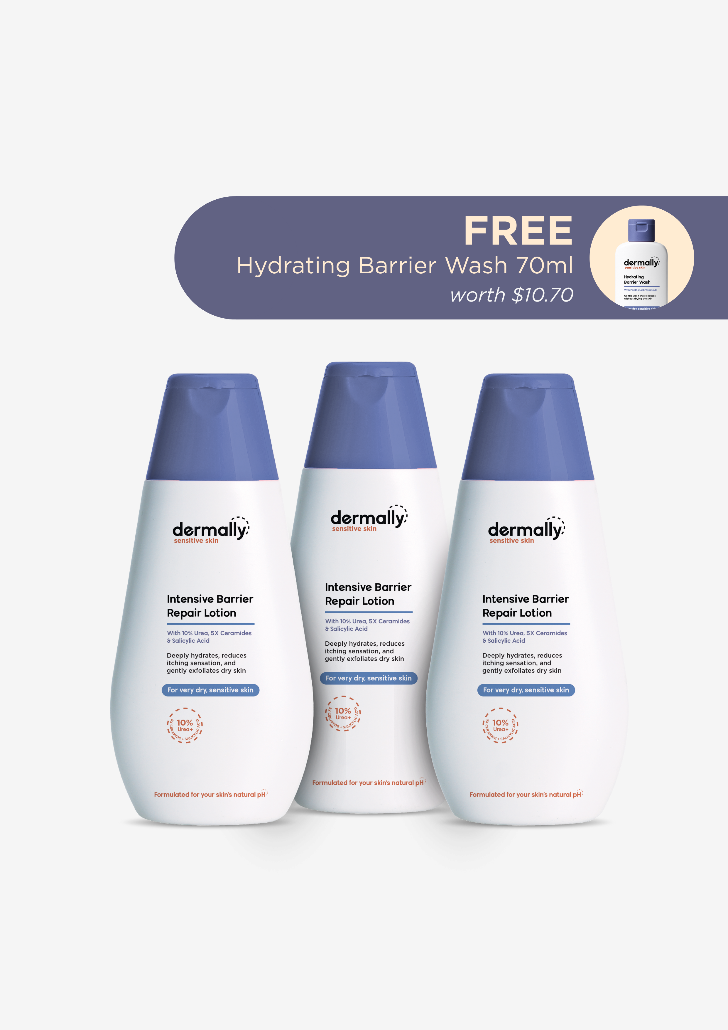 Triple Pack - Intensive Barrier Repair Lotion 200ml